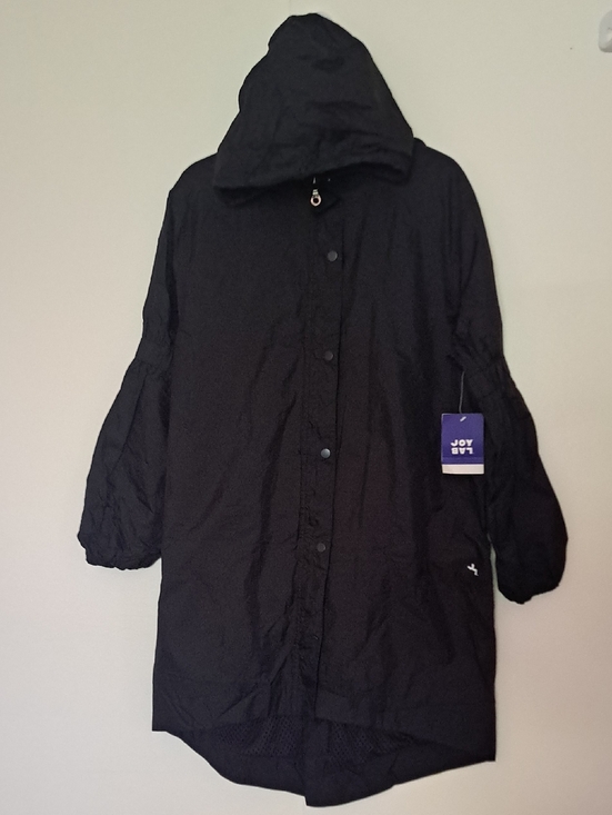 Lab joy Jackets & Blazers - LAB JOY Women's Black Hooded thin rain  Jacket.